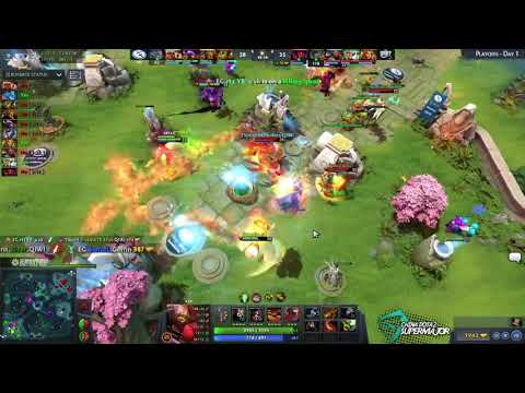 EG VS TSPIRIT - DEFENSE OF THE ANCIENT & COMEBACK BY EG !!! - SUPERMAJOR [HIGHLIGHT]