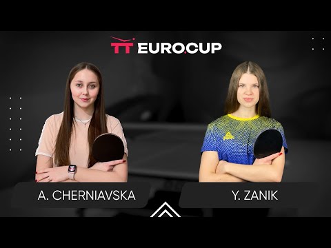 19:40 Alina Cherniavska  - Yulianna Zanik 24.10.2024 TT Euro.Cup Ukraine STAR. TABLE 3