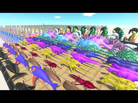 DARK Scourge vs All Unit Sky Championship - Animal Revolt Battle Simulator