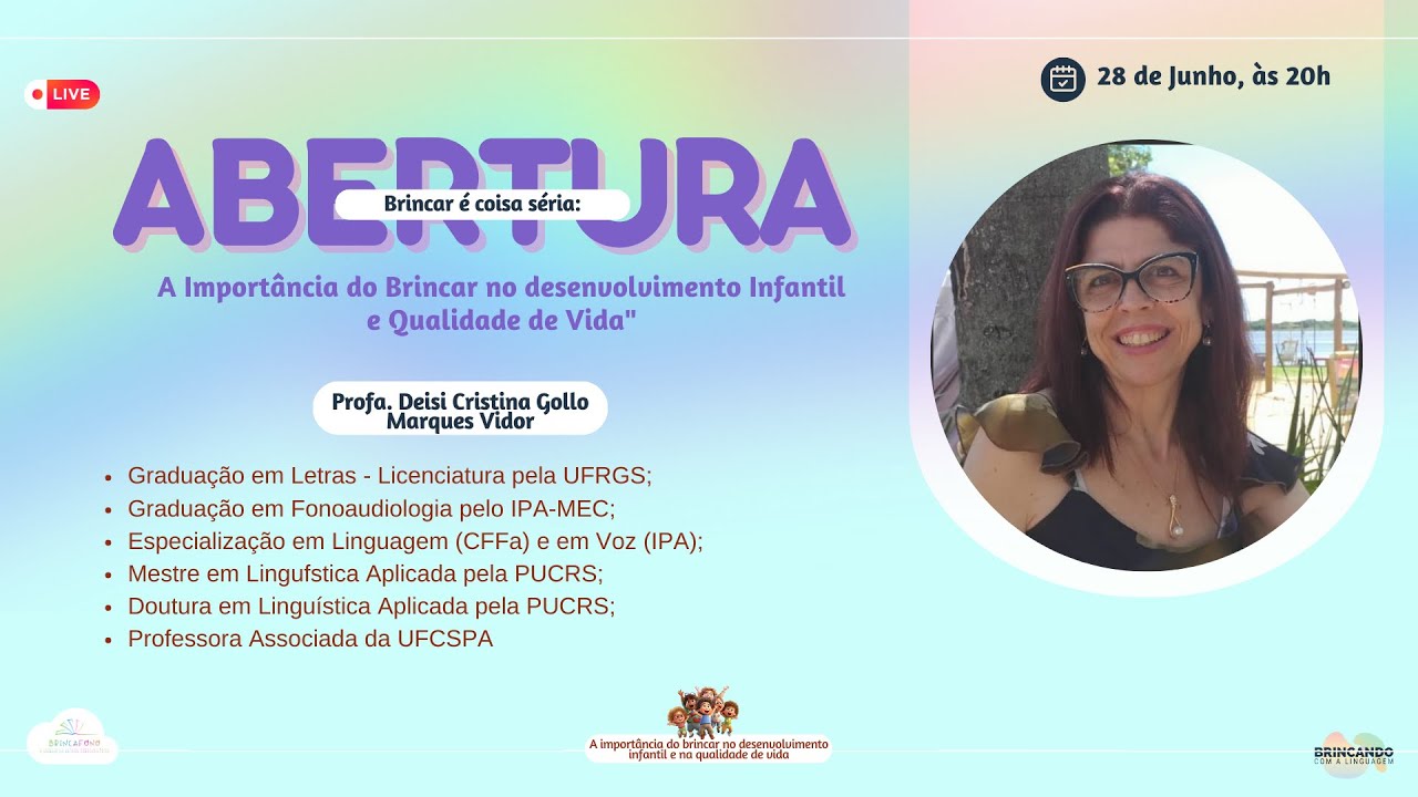 Brincar é coisa séria: A Importância do Brincar no desenvolvimento Infantil e  Qualidade de Vida.