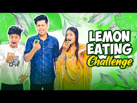 Lemon Eating Challenge | Rakib Hossain | Ritu Hossain