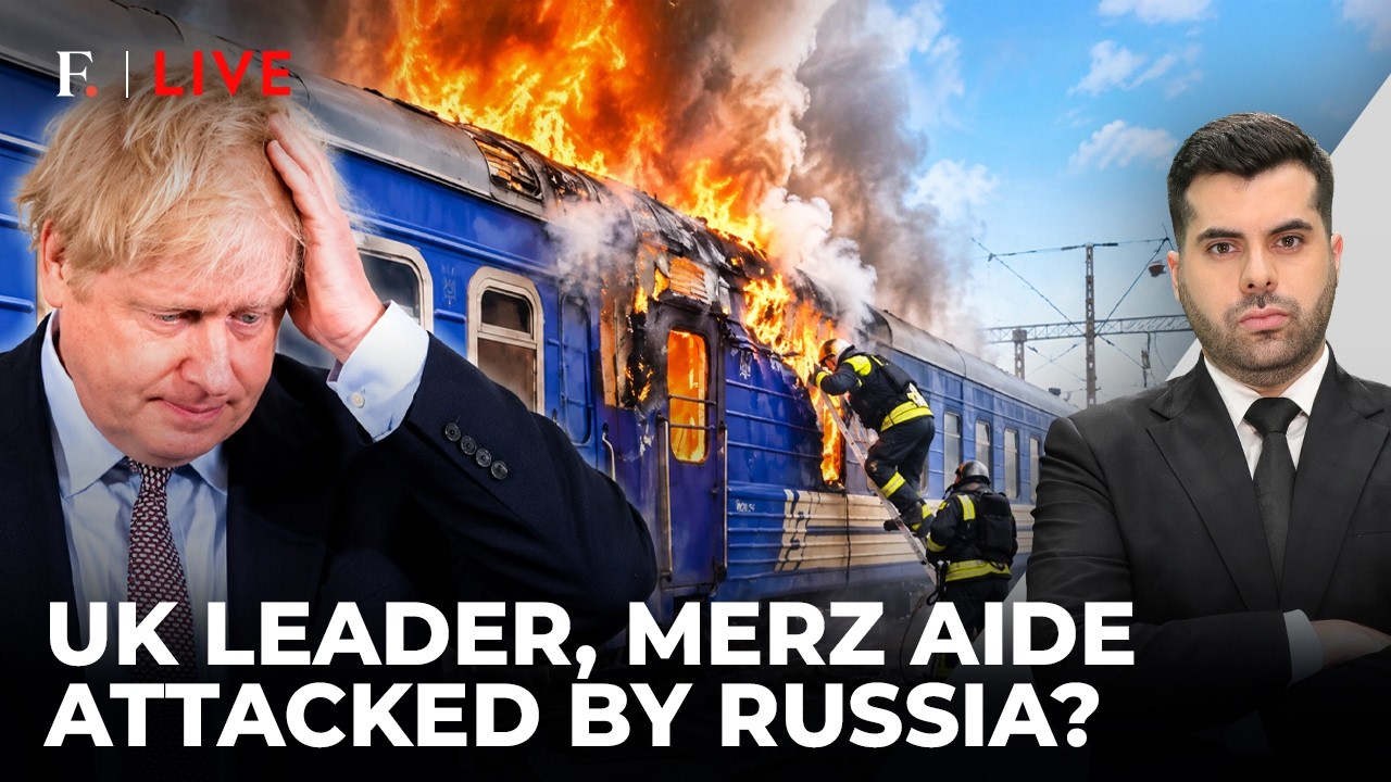 Russia Attacks UK Leader, Merz Aide? Bombs Dropped On Train Near NATO Border | Firstpost Live