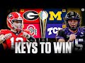2022 College Football Playoff Semifinals: KEYS TO WIN FOR EACH TEAM | CBS Sports HQ