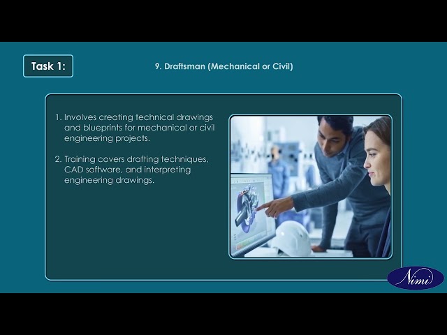 Identify workshop and machineries