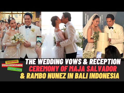 FULL VIDEO Coverage Wedding Vows, Reception & Ceremony of Maja Salvador and Rambo Nunez