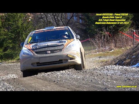 J.  BIESZCZAD/P. PICZAK-Honda Civic Type R-KJS 2 Rajd Ziemi Sanockiej Nagórzany Bukowsko 12-03-2023
