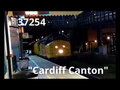 Prestatyn 14.6.2017 - Colas 37254 "Cardiff Canton" & DBSO 9714 on test train