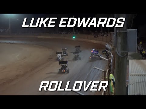 Formula 500's: Luke Edwards Rollover - Carina Speedway