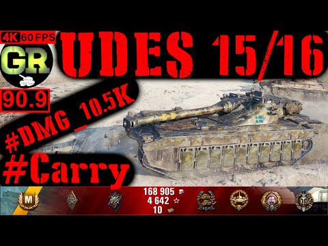 91_World of Tanks UDES 15/16 WoT Replay - 7 Kills 10.5K DMG(Patch 1.5.0)