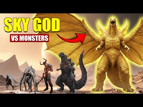 Ultimate God Godzilla vs All Giant Monsters | 3D Monster Size Comparison 2025