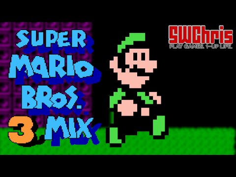 Super Mario Bros 3 Mix Rom Hack - World 8-1 (Custom Level)