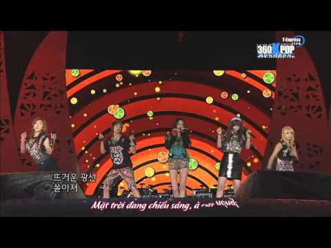 [Vietsub][Perf] F(x) - Hot Summer @120812 KBS Open Concert {T-Express Team}[360kpop]