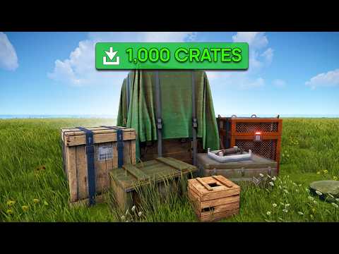 Loot from 100 of each Crate in Rust