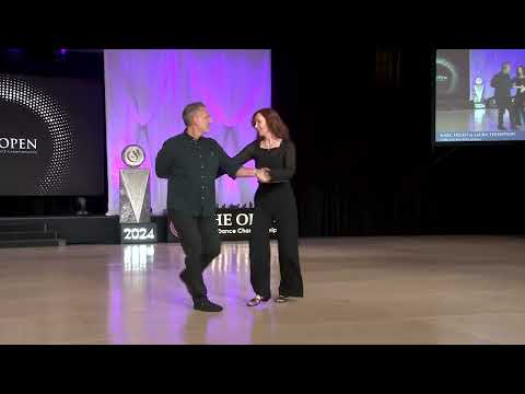 Marc Heldt and Laura Thompson - 4th place WCS Strictly Swing Masters Finals - The Open 2024