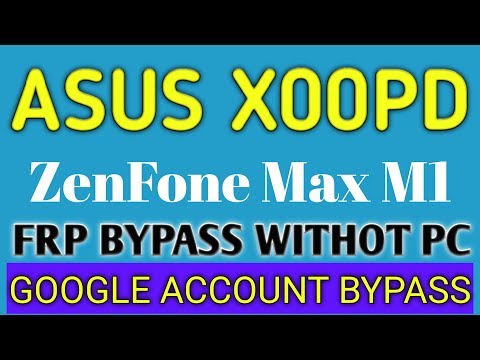 Asus ZenFone Max M1 X00PD FRP Bypass New Trick 100% Working