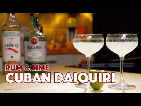 🔞 Cuban Daiquiri Cocktail 2 Ways - Cocktails After Dark