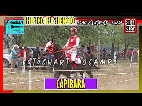 CAPIBARA Concepción del Bermejo CH 30 11 2025