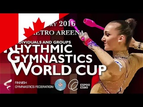 Carmen WHELAN Qualify Ball Rhythmic Gymnastics World Cup 2016 Espoo
