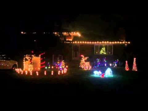 Whitt Family Dubstep Christmas Light Show