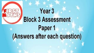 Year 3 Maths Assessment