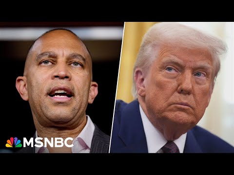 'Trump is running SCARED!' Jeffries GOES THERE on Epstein scandal