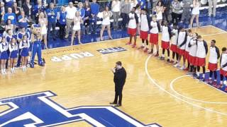 Jordan Smith Sings National Anthem at Rupp Arena