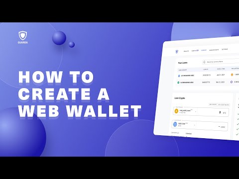 How to Create a Guarda Web Wallet