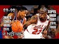 Michael Jordan Vs Isiah Thomas RARE Highlights Vs Pistons 1990 01 23 58pts Total Sick Duel