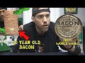 Is It Still Good 80 YEAR OLD BACON In A CAN From WW2 Human Science L A BEAST