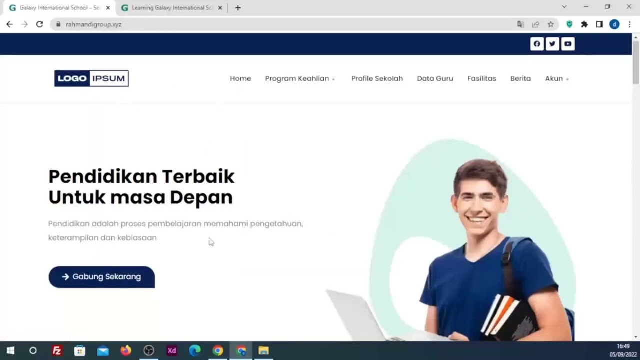 Website yang akan dibuat