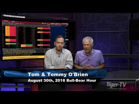 August 30th Bull-Bear Nadex Option Hour on TFNN - 2018