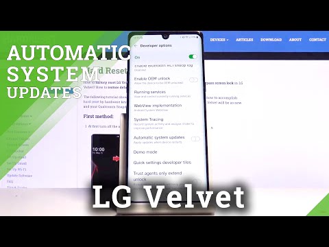 How to Enable Auto Update System in LG VELVET – Turn On Automatic System Update