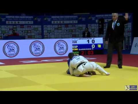 Judo 2016 European Championships Kazan: Arshanski  (ISR) - Garrigos (ESP) [-60kg]