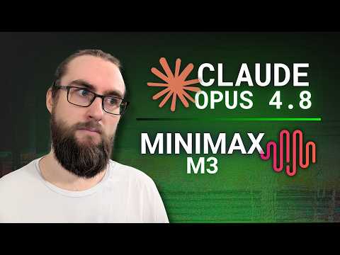 Video Thumbnail: Der PREIS-Unterschied: Opus 4.8 & MiniMax M3 zum Coden
