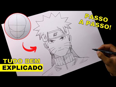 Naruto e Kurama 🦊 . Créditos: - Desenhar passo a passo