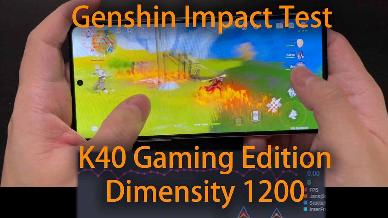 Poco F3 GT Redmi K40 Gaming Edition Genshin Impact Gaming FPS Test, MTK Dimensity 1200 Good or Bad?