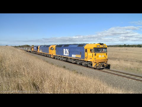 7731V Grain Train Arrives At Gheringhap (24/4/2022) - PoathTV Australian Railways