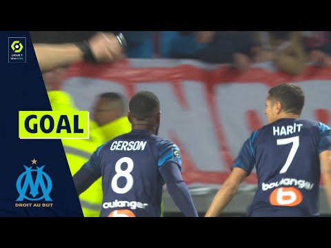 Goal Gerson SANTOS DA SILVA (3' - OM) STADE BRESTOIS 29 - OLYMPIQUE DE MARSEILLE (1-4) 21/22
