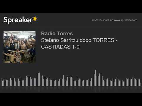 Stefano Sarritzu dopo TORRES - CASTIADAS 1-0