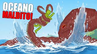 Enfrentando Criaturas do OCEANO no Melon Sandbox