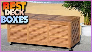 Deck Organization Made Stylish: Discovering the Best Deck Bo