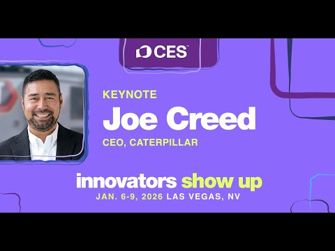CES 2026 Keynote with Caterpillar's Joe Creed