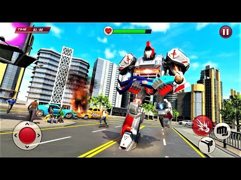 Ambulance Robot Transformation-Doctor Robot Rescue / Android & iOS Gameplay - HD #2