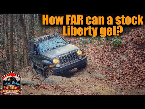 Can a Stock Jeep Liberty SURVIVE Hurricane Creek? | Full Trail Guide