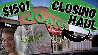 My JOANN Closing Sale Haul! || Using Alllll my Giftcards!
