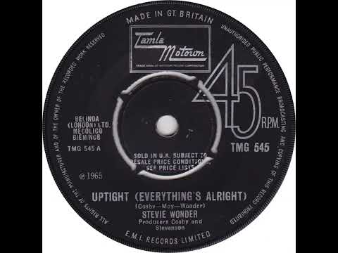 UK New Entry 1966 (33) Stevie Wonder   Uptight (Everything's Alright)
