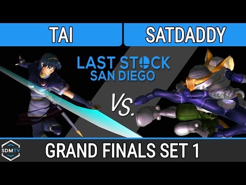 LSSD 87 - Tai (Marth) vs. satdaddy (Fox/Sheik) - SSBM Grand Finals Set 1 - Smash Melee