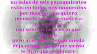 no sales de mis pensamientos SERVANDO Y FLORENTINO letra