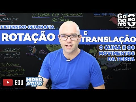 Geografia pro ENEM - Rotação e Translação - O Clima e os Movimentos da Terra - Climatologia