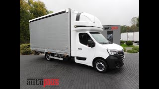 Renault MASTER PLANDEKA 12 PALET WEBASTO TEMPOMAT NAWIGACJA LEDY PNEUMAT presenning lastbil < 3.5t | Billede 4 - Autoline